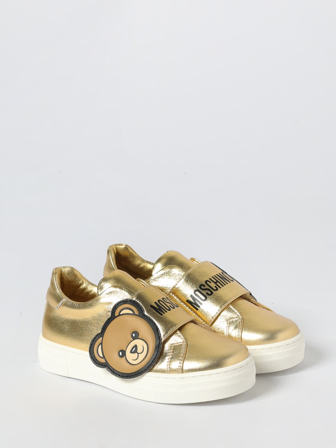 MOSCHINO ZAPATILLAS: Zapatos niños Moschino, Blanco - Img 2