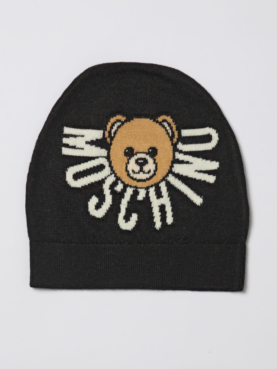 MOSCHINO HAT: Hat kids Moschino, Black - Img 1