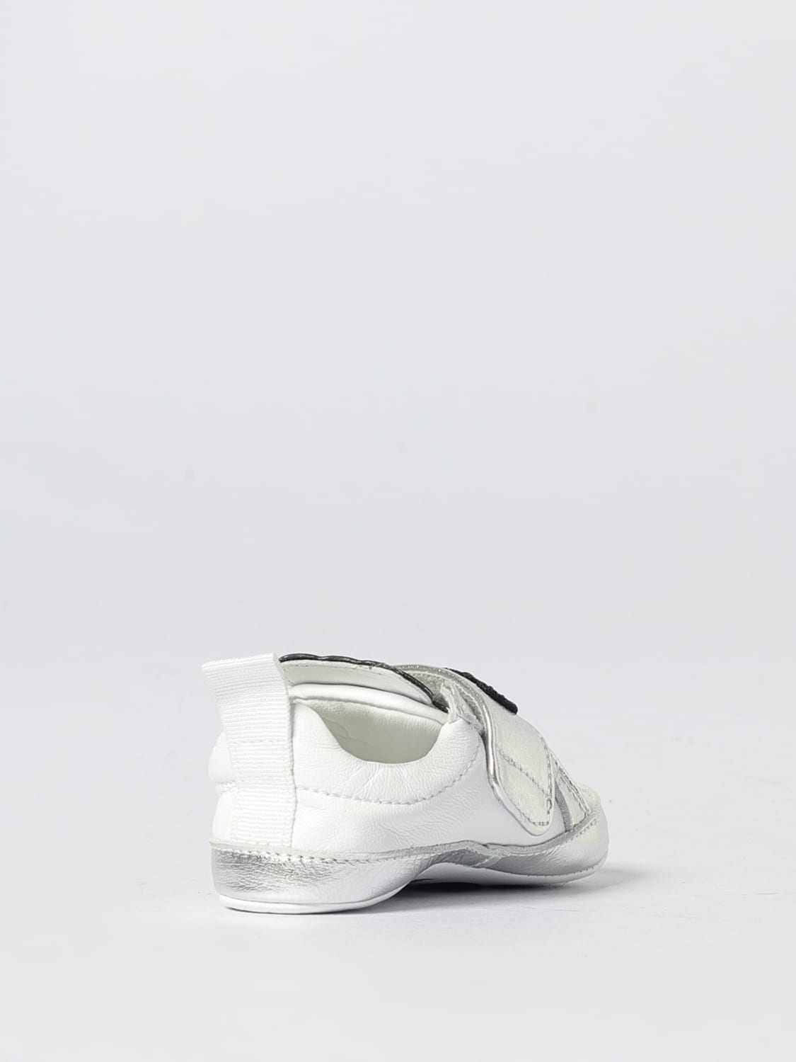 MOSCHINO BASKETS: Chaussures enfant Moschino, Argent - Img 3