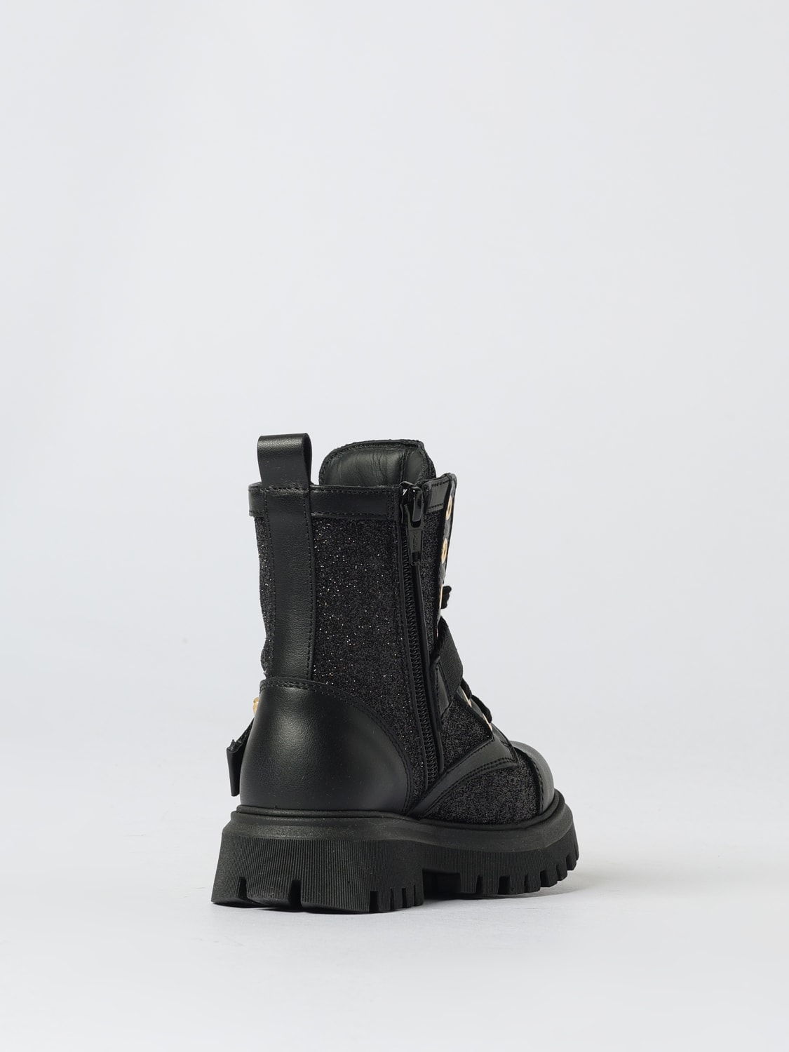 MOSCHINO SHOES: Shoes kids Moschino, Black - Img 3