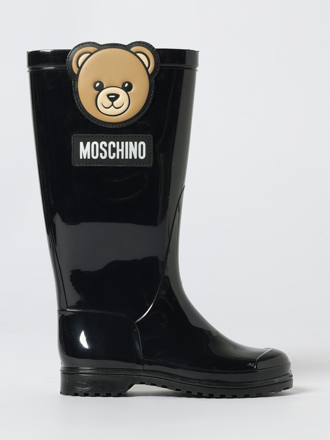 MOSCHINO SCHUHE: Schuhe kinder Moschino, Schwarz - Img 1