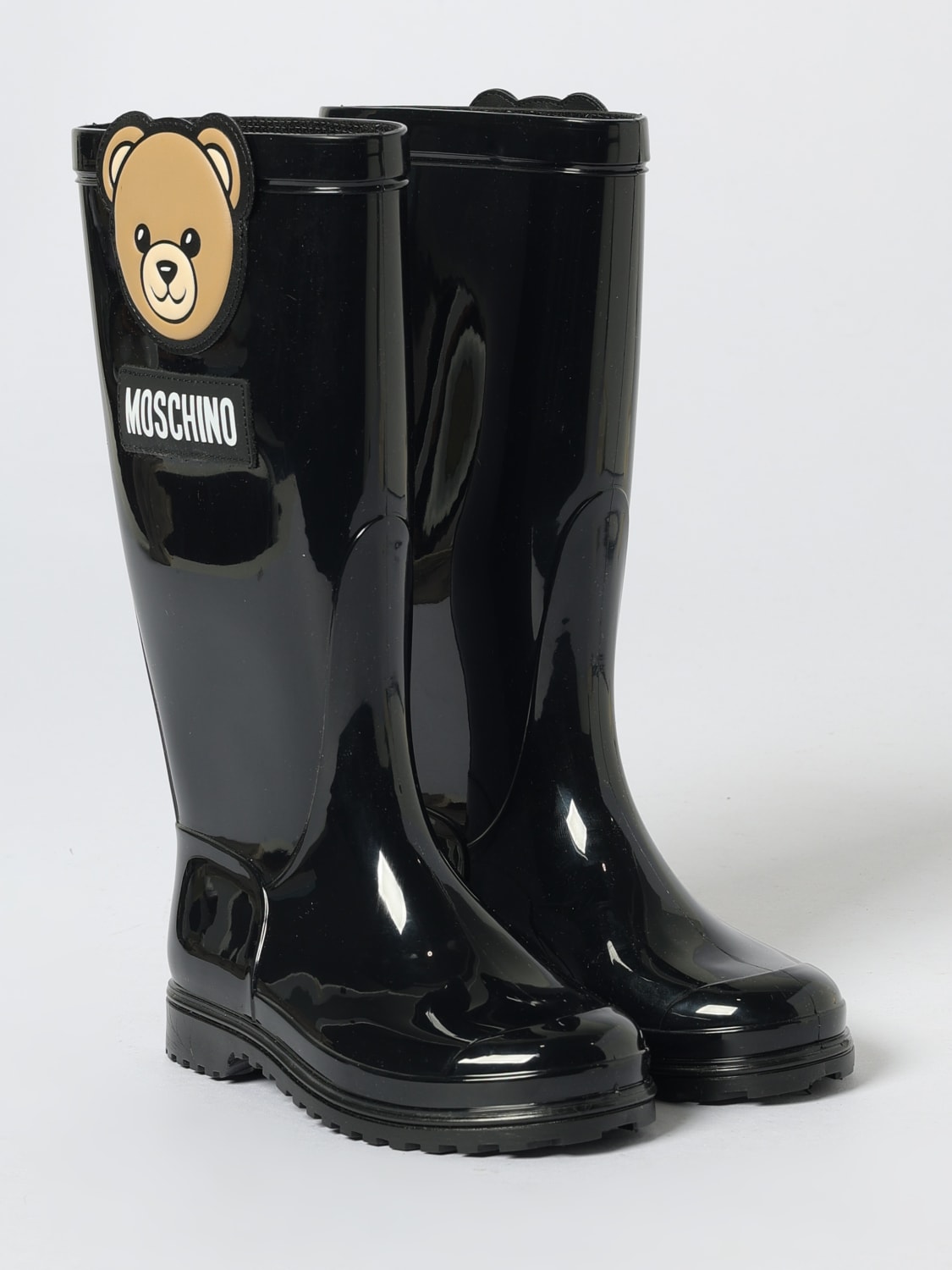 MOSCHINO SCHUHE: Schuhe kinder Moschino, Schwarz - Img 2