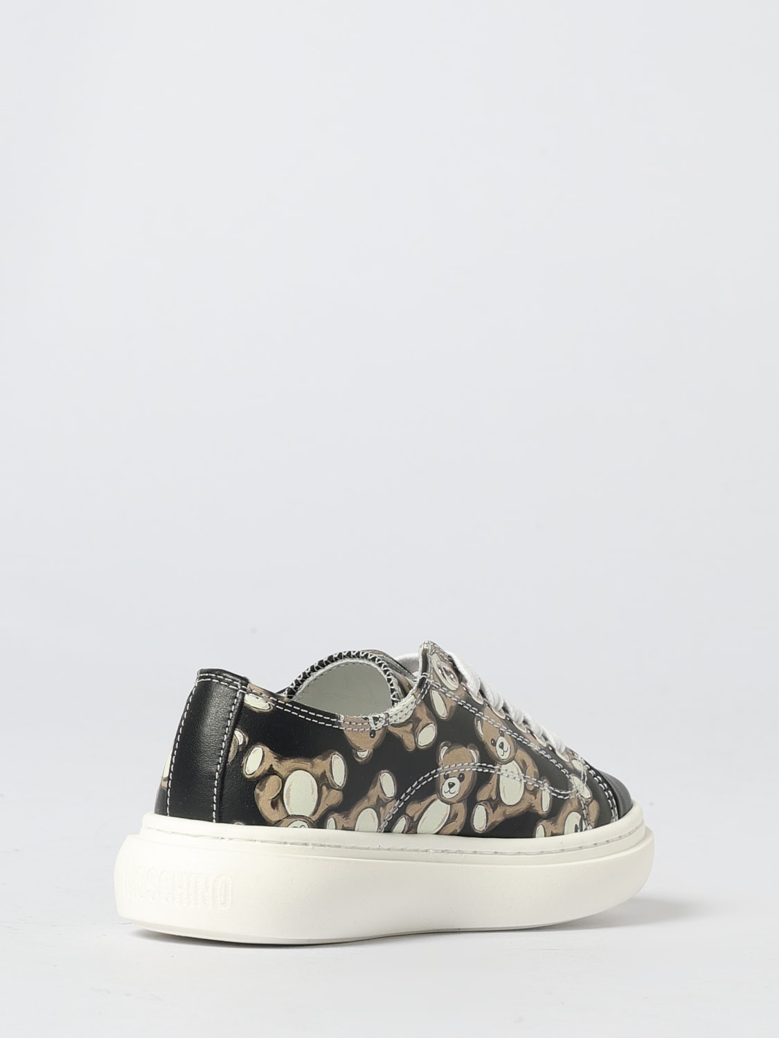 MOSCHINO SNEAKERS: Shoes kids Moschino, Silver - Img 3