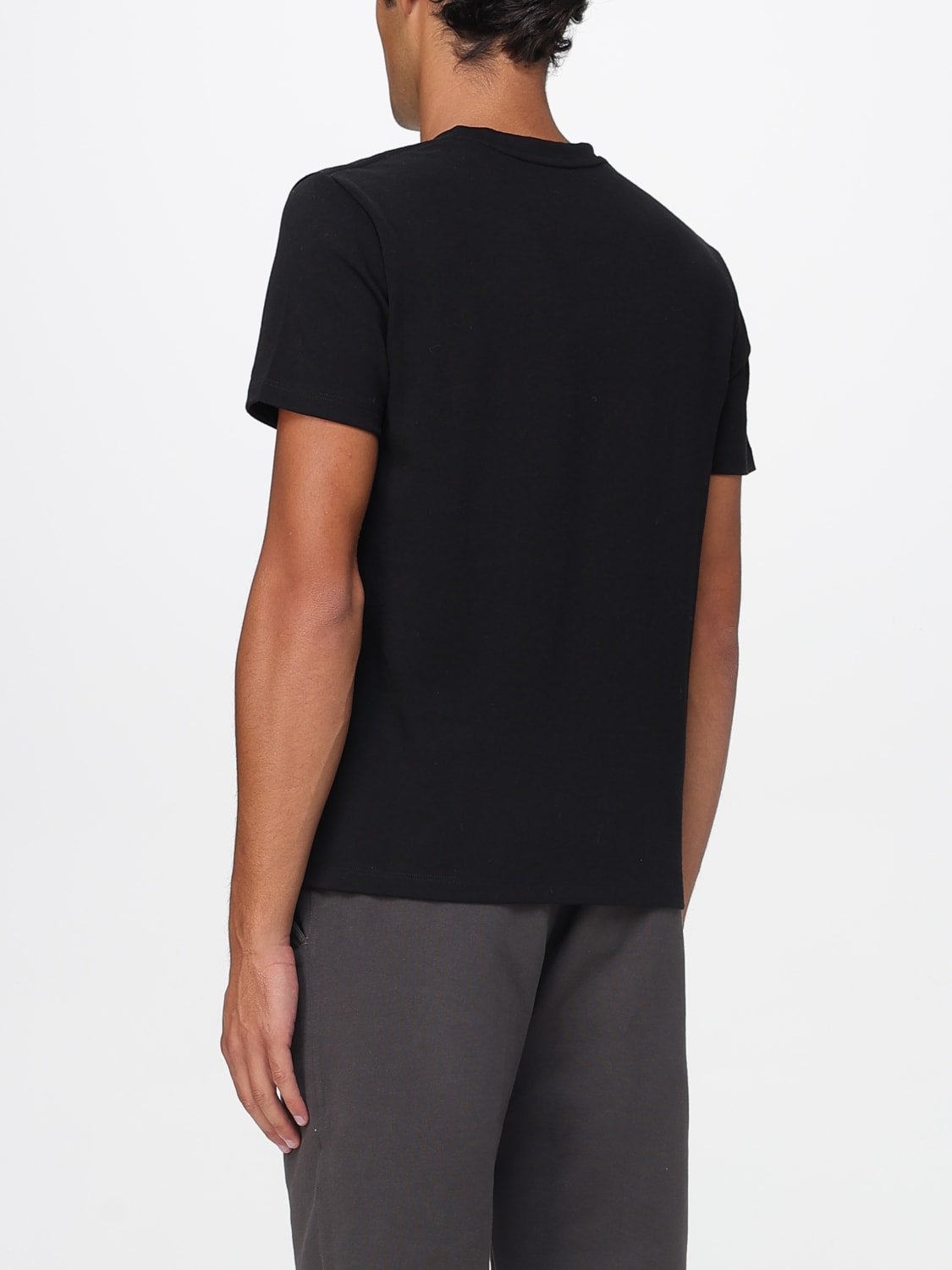 SAINT LAURENT T-SHIRT: T-shirt herren Saint Laurent, Schwarz - Img 3