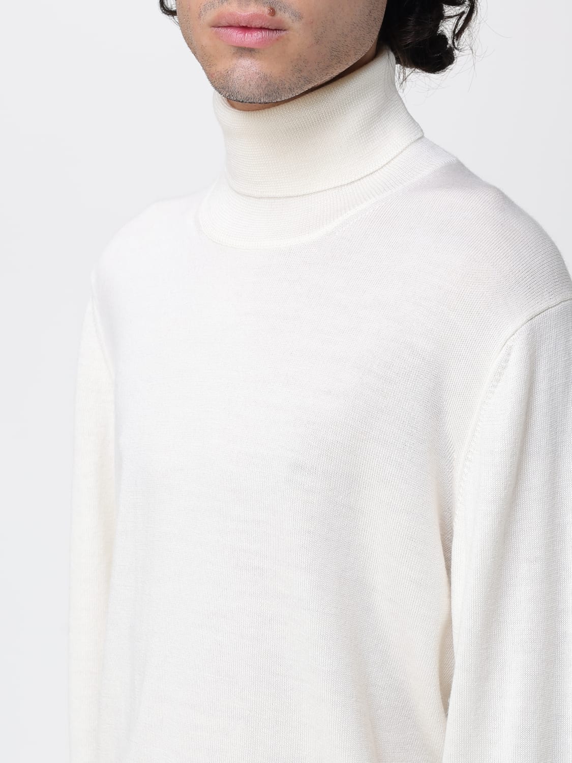 TAGLIATORE PULL: Pull homme Tagliatore, Blanc - Img 3