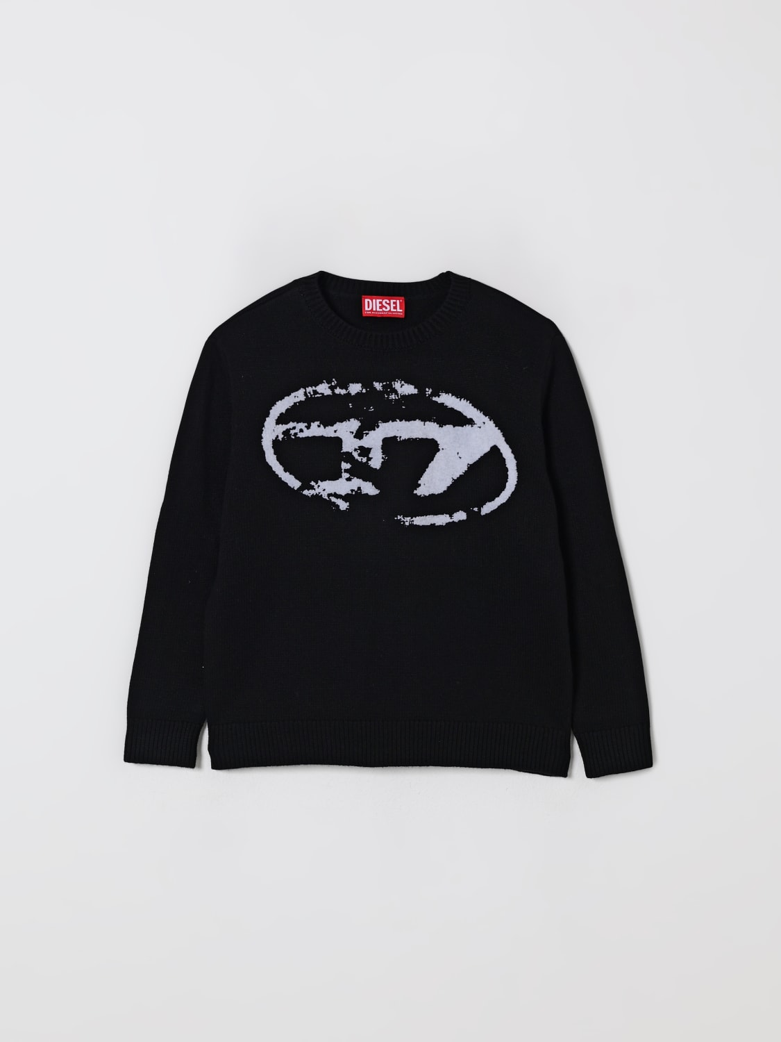 DIESEL SWEATER: Sweater kids Diesel, Black - Img 1