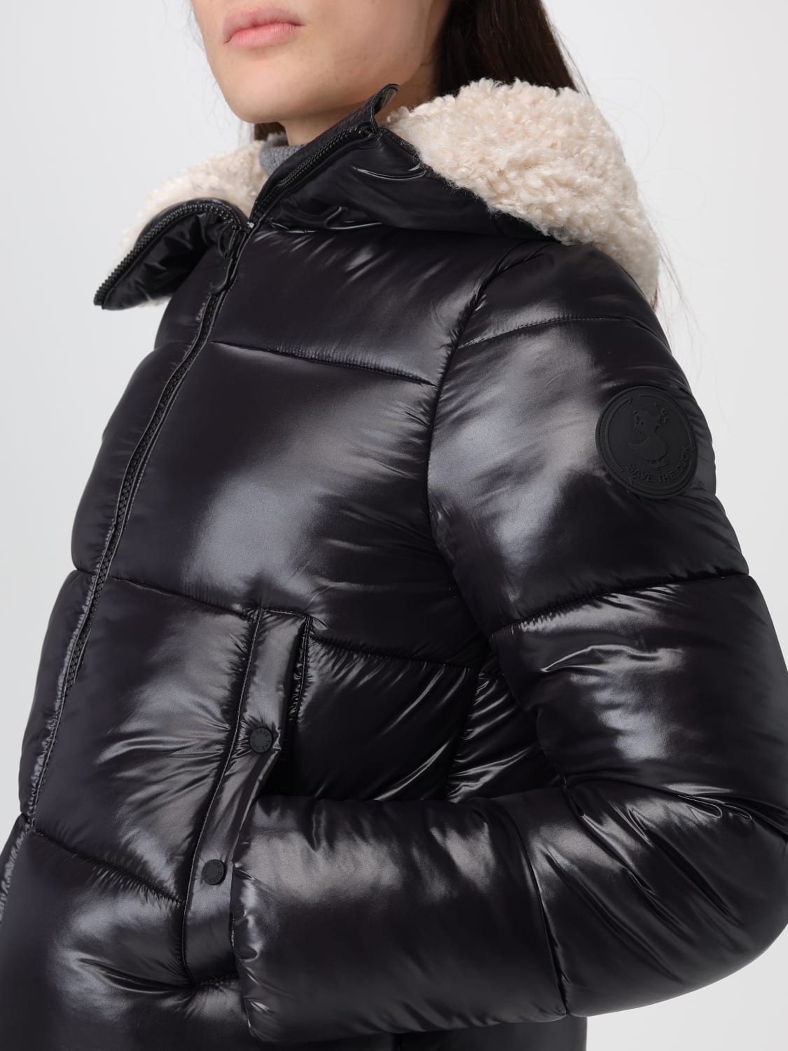 SAVE THE DUCK CHAQUETA: Chaqueta mujer Save The Duck, Negro - Img 4