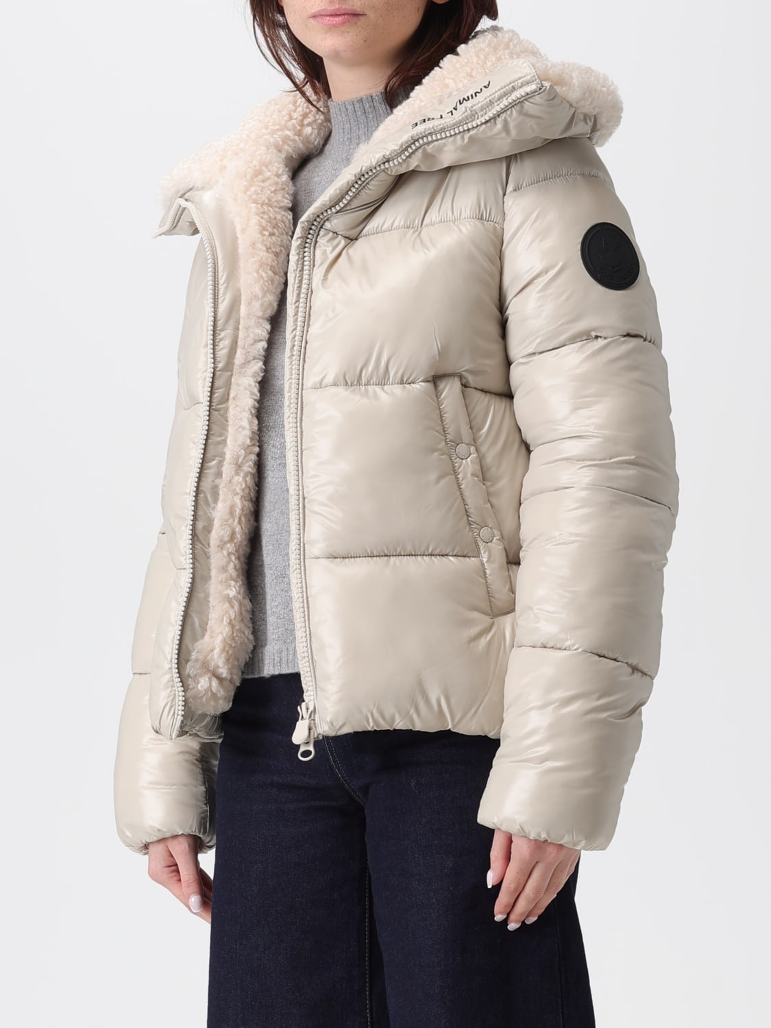 SAVE THE DUCK JACKET: Jacket woman Save The Duck, Beige - Img 3