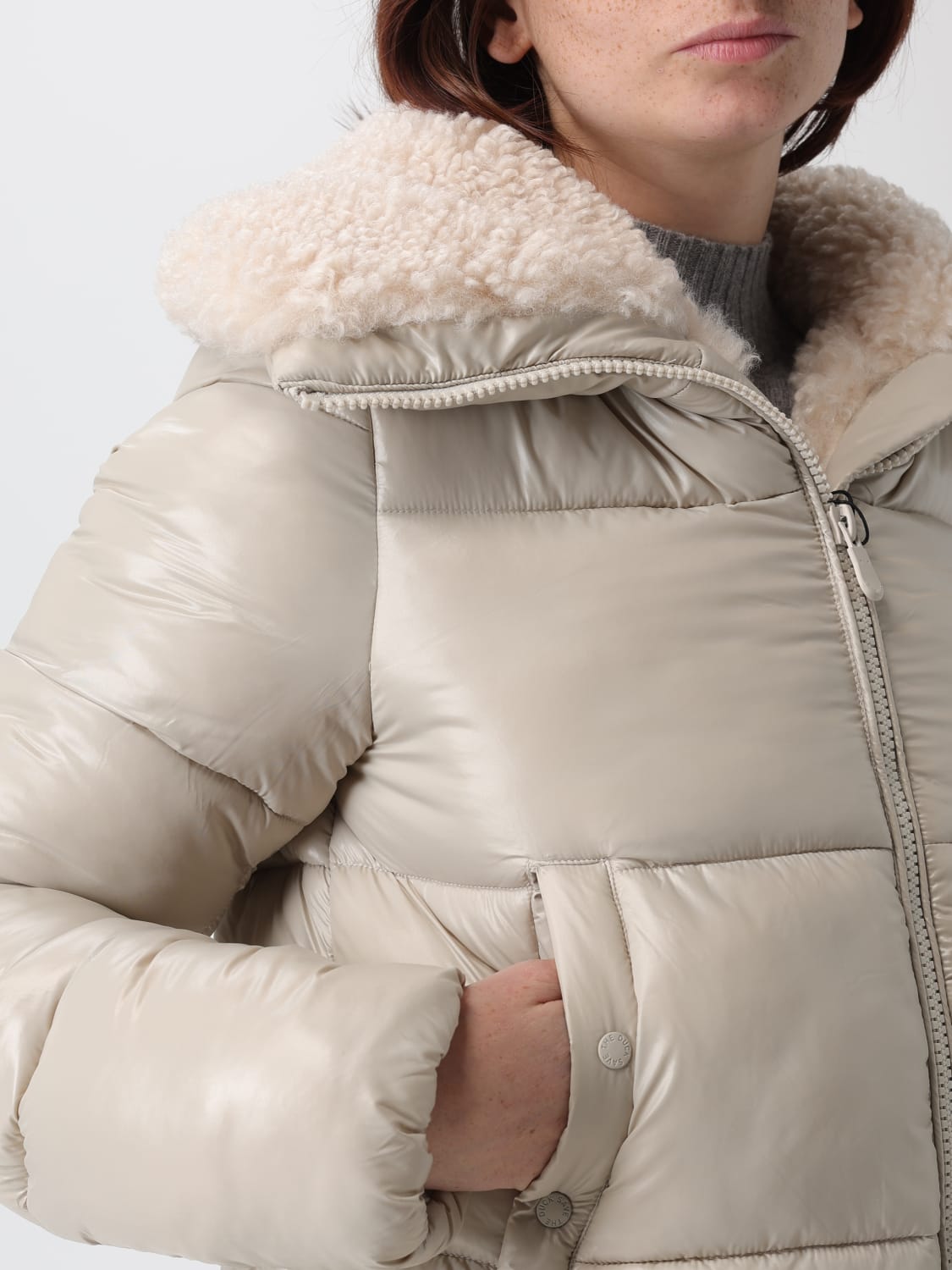 SAVE THE DUCK JACKET: Jacket woman Save The Duck, Beige - Img 4