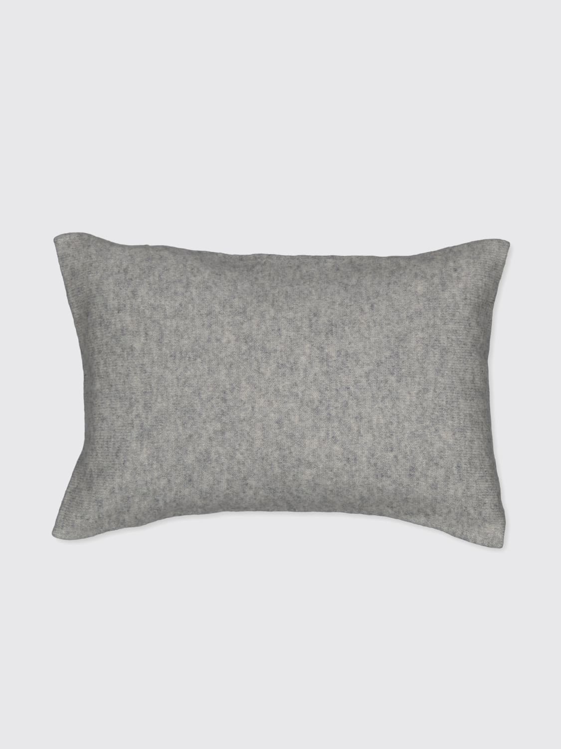 BOBBIN & TRICOT CUSCINI: Cuscino in cashmere Bobbin & Tricot, Grigio - Img 1