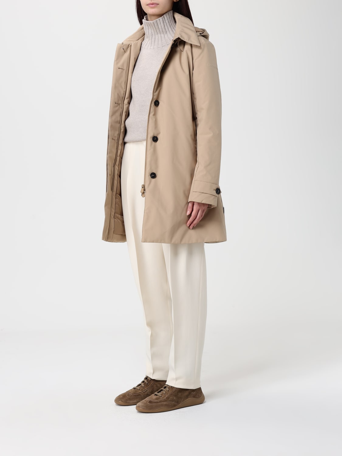 SAVE THE DUCK JACKE: Mantel damen Save The Duck, Beige - Img 3
