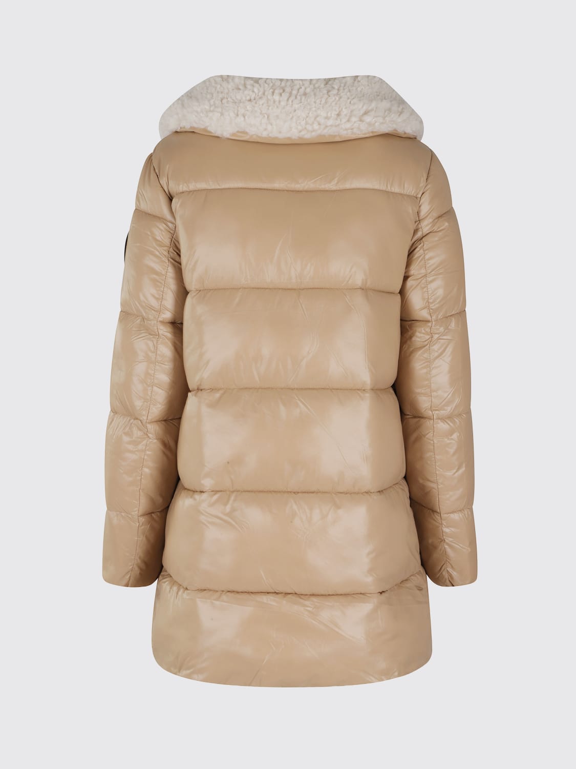 SAVE THE DUCK JACKET: Coat woman Save The Duck, Biscuit - Img 2