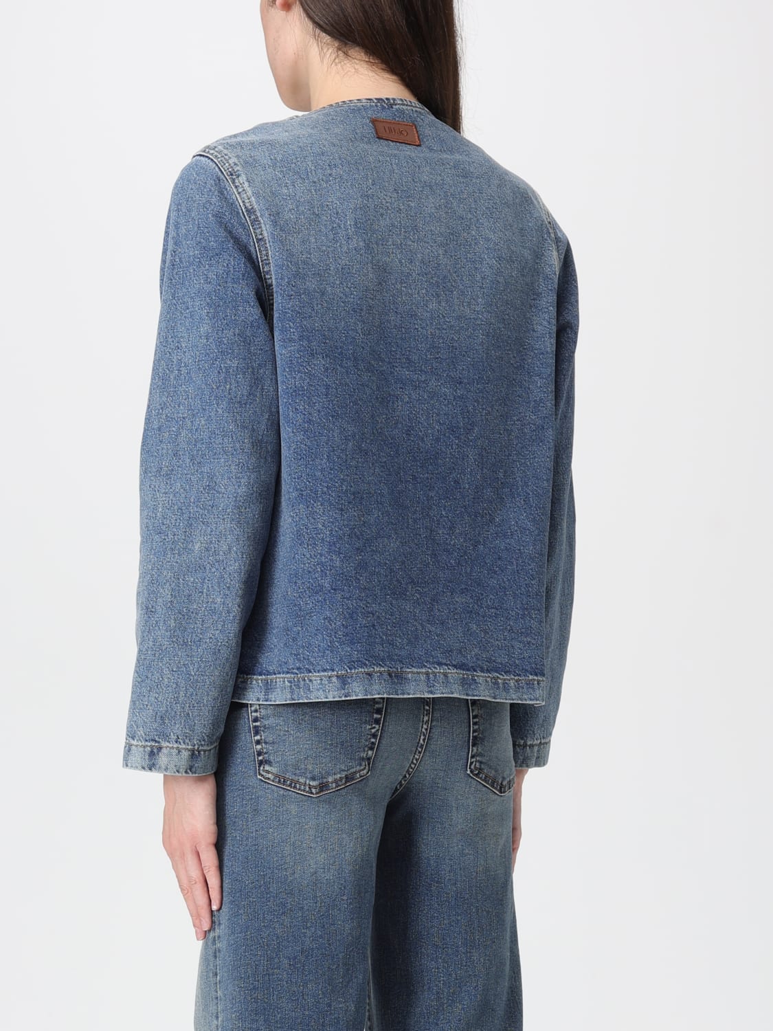 LIU JO CHAQUETA: Abrigo mujer Liu Jo, Azul Oscuro - Img 2