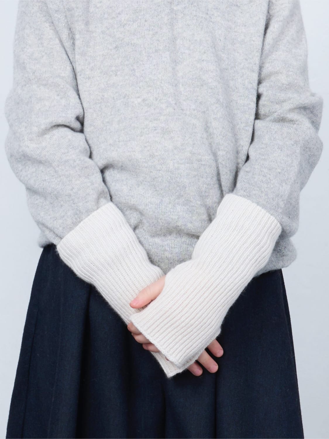 BOBBIN & TRICOT GUANTES: Guantes niños Bobbin & Tricot, Marfil - Img 2