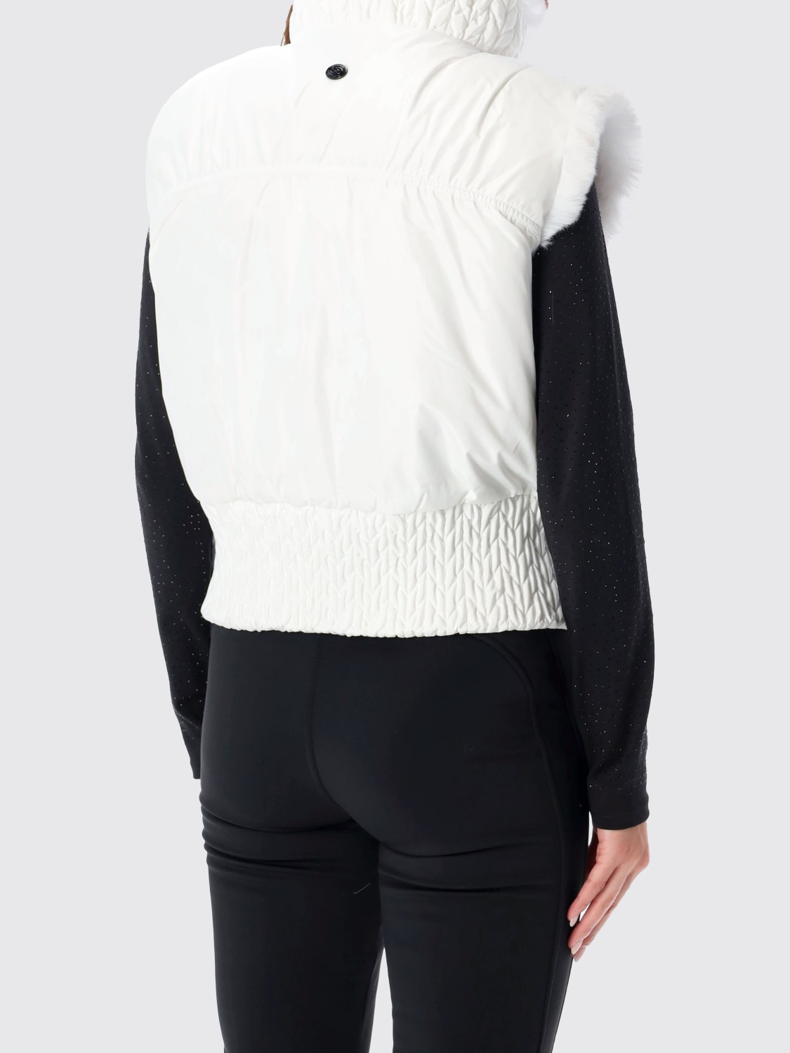 GOLDBERGH FOURRURE: Manteau femme Goldbergh, Blanc - Img 5