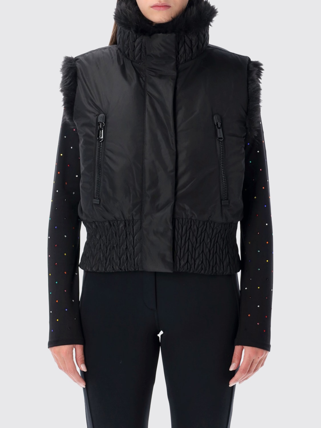 GOLDBERGH PELZMANTEL: Mantel damen Goldbergh, Schwarz - Img 4