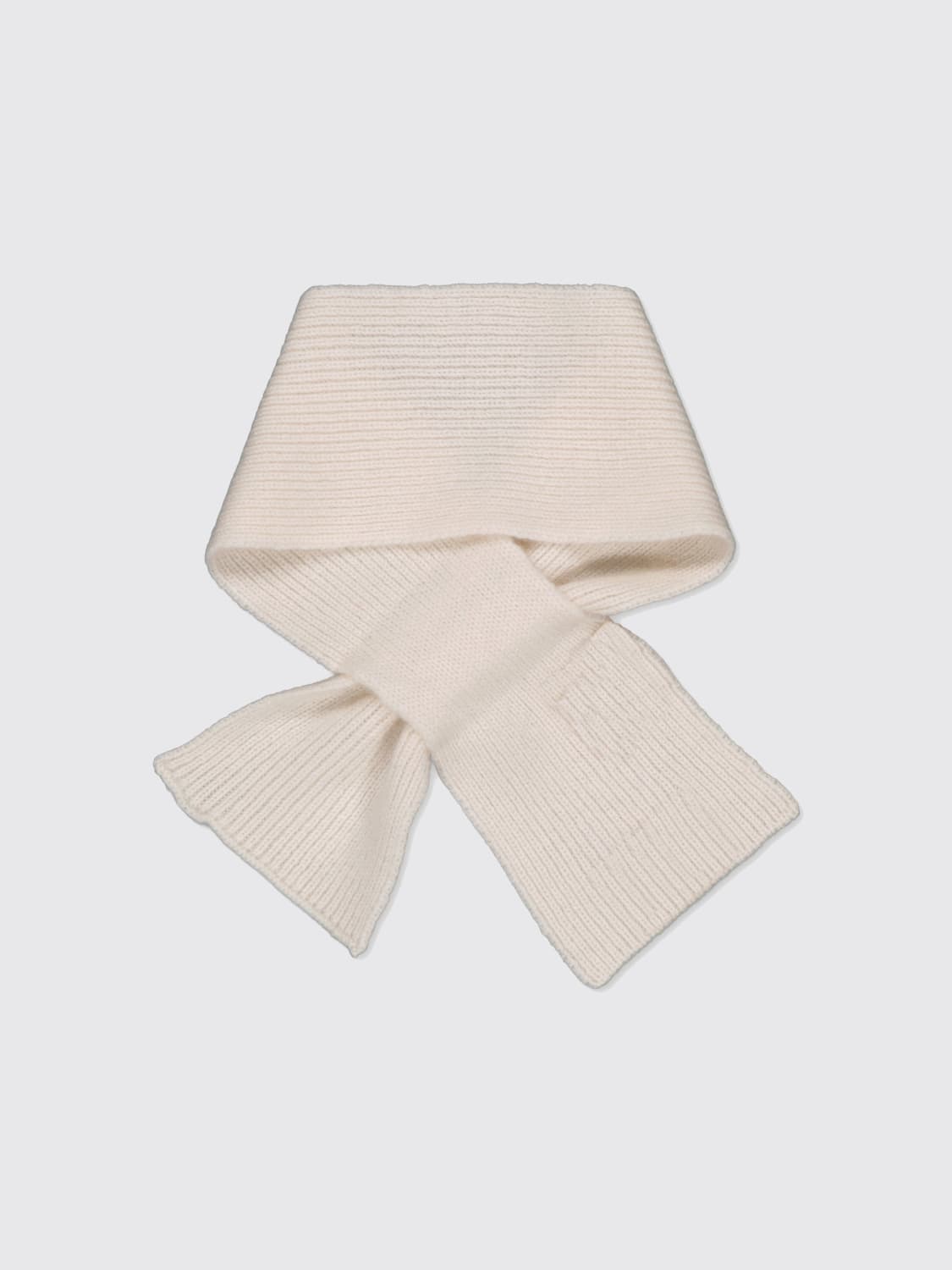 BOBBIN & TRICOT SCARF: Bobbin & Tricot baby scarf, Ivory - Img 2