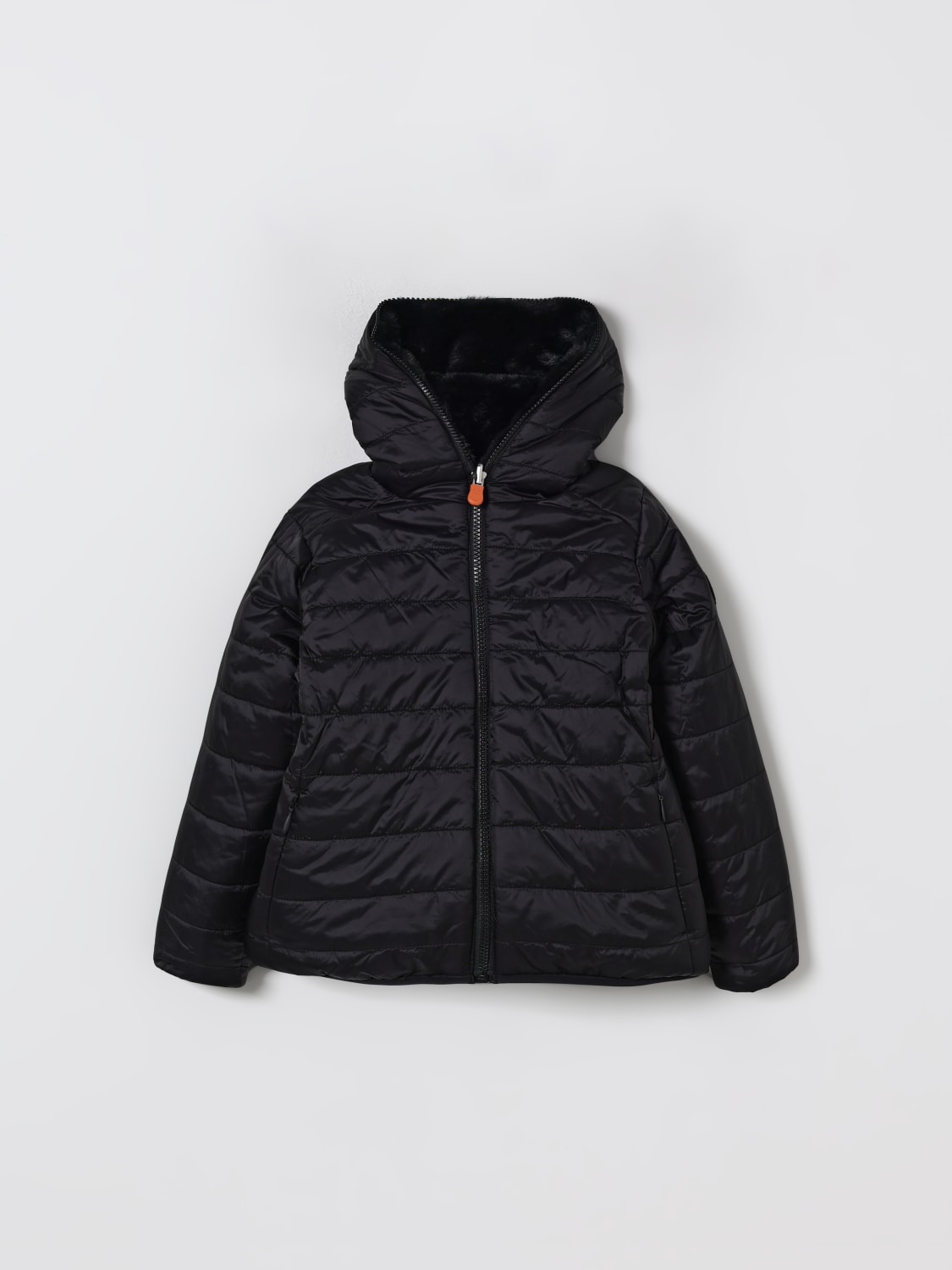 SAVE THE DUCK MANTEL: Pelzmantel kinder Save The Duck, Schwarz - Img 3