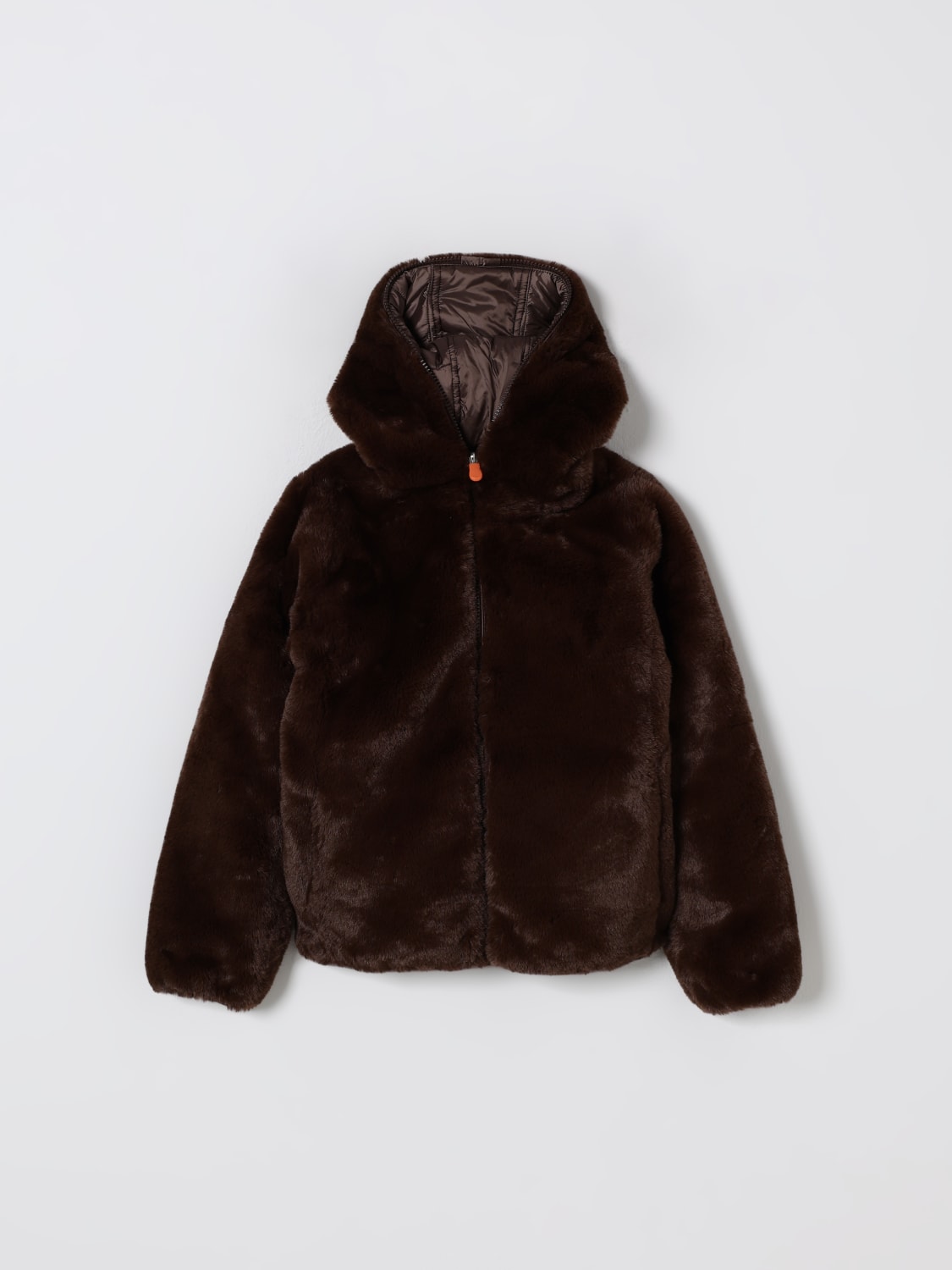 SAVE THE DUCK ABRIGO: Abrigo de pelo sintético niños Save The Duck, Marrón - Img 1