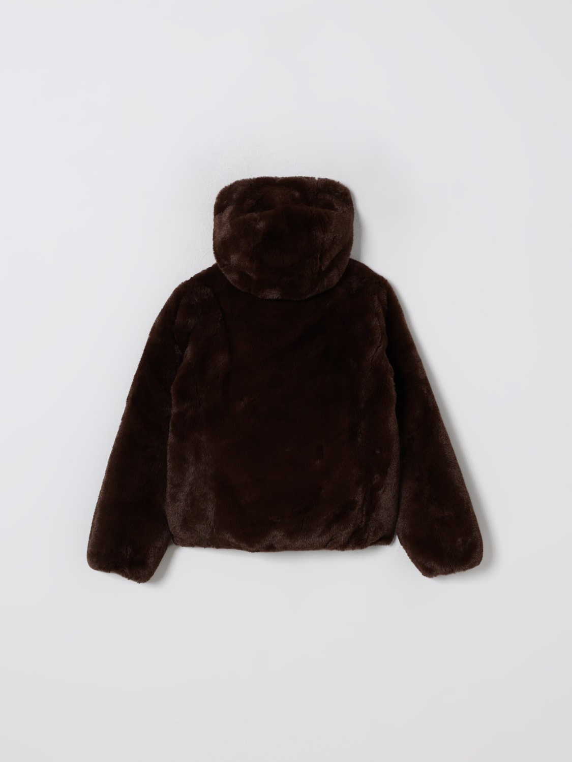 SAVE THE DUCK ABRIGO: Abrigo de pelo sintético niños Save The Duck, Marrón - Img 2