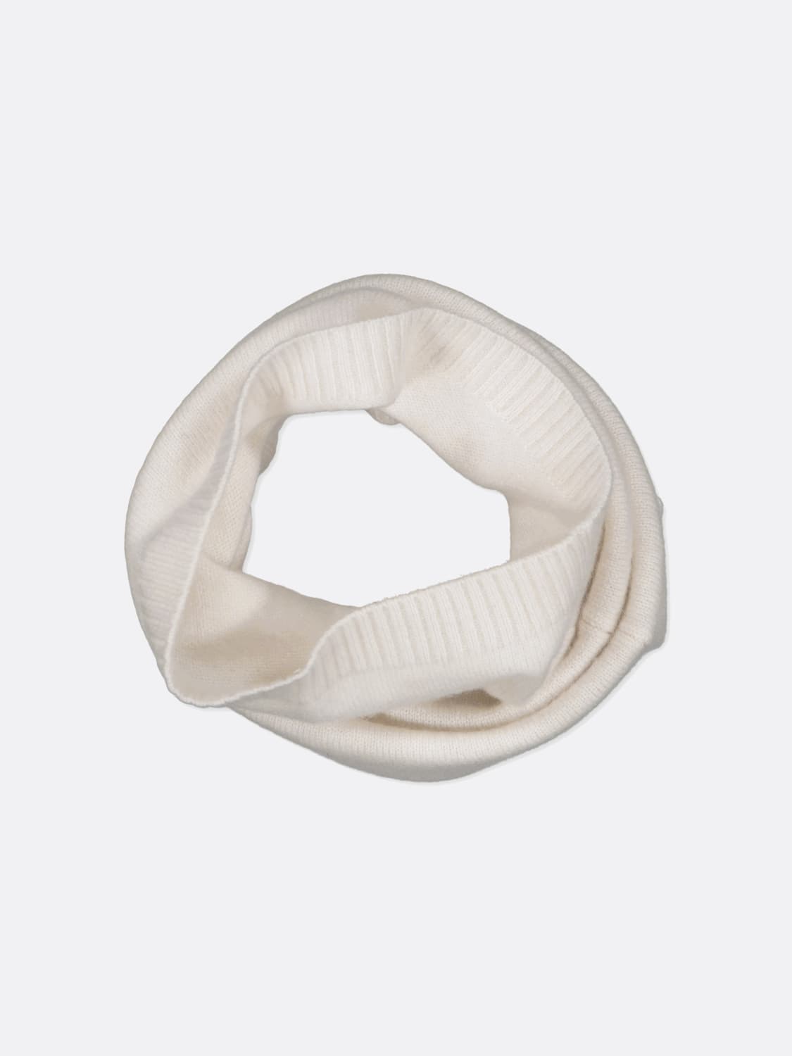 BOBBIN & TRICOT SCALDA COLLO: Collo in cashmere Bobbin & Tricot, Avorio - Img 3