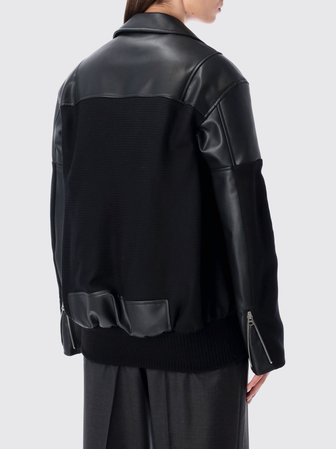 JUNYA WATANABE JACKET: Coat woman Junya Watanabe, Black - Img 2