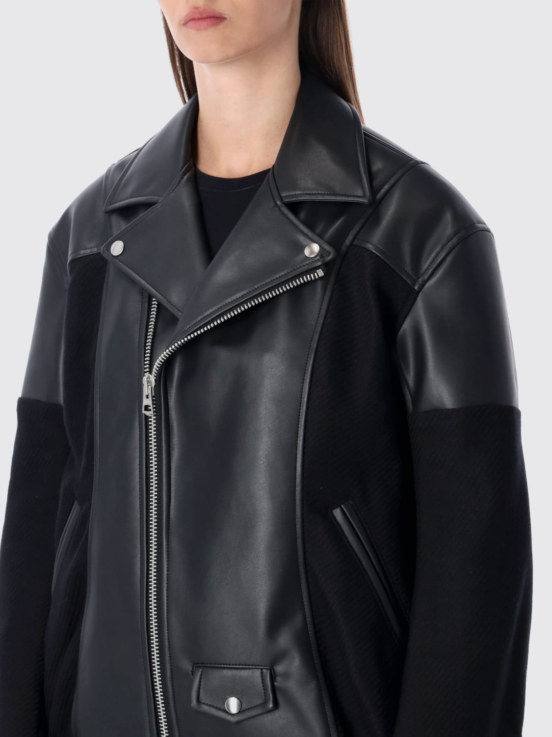 JUNYA WATANABE JACKET: Coat woman Junya Watanabe, Black - Img 3