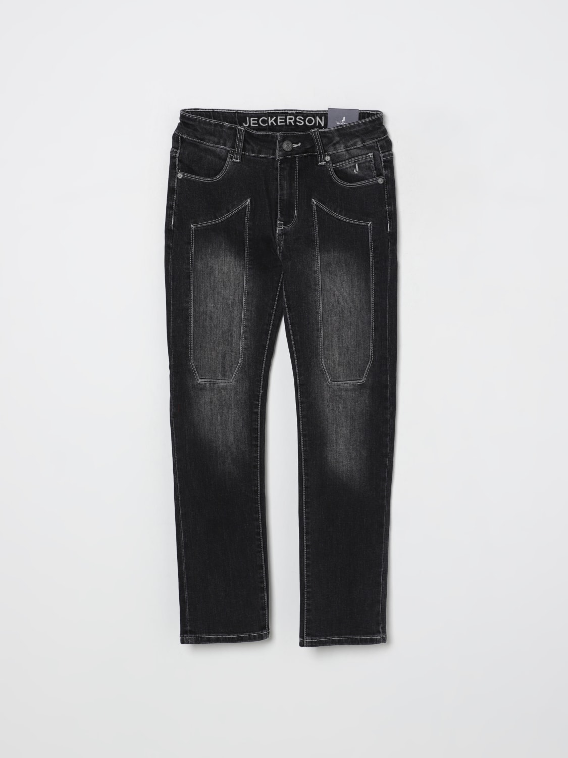 JECKERSON JEANS: Pants kids Jeckerson, Grey - Img 1