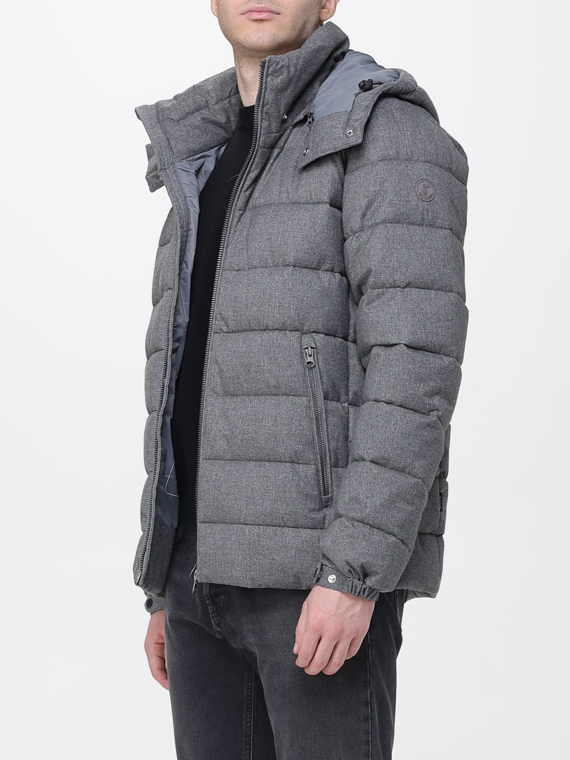 SAVE THE DUCK 外套: 外套 男士 Save The Duck, 灰色 - Img 3