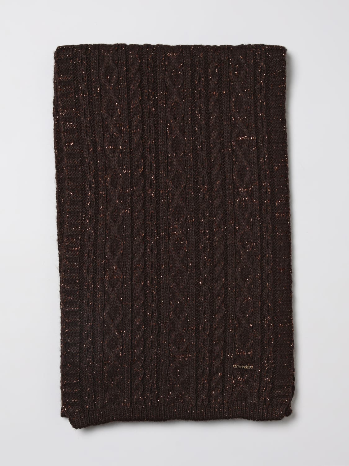 TWINSET SCARF: Scarf woman Twinset, Brown - Img 1