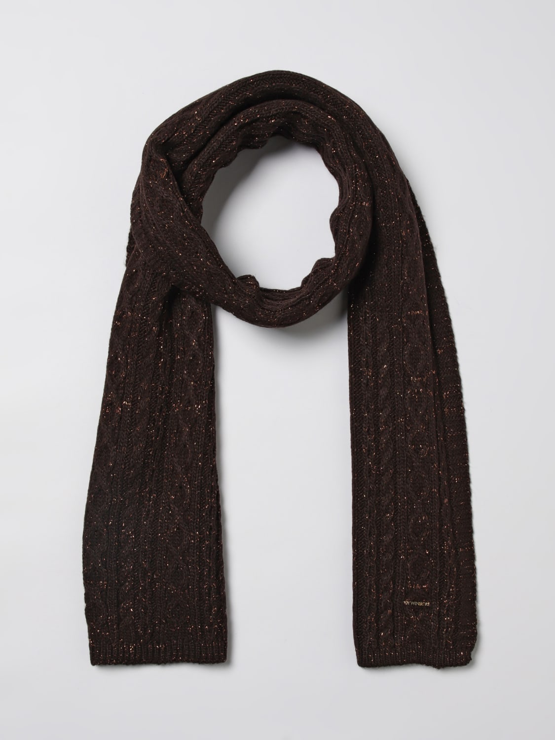 TWINSET SCARF: Scarf woman Twinset, Brown - Img 2