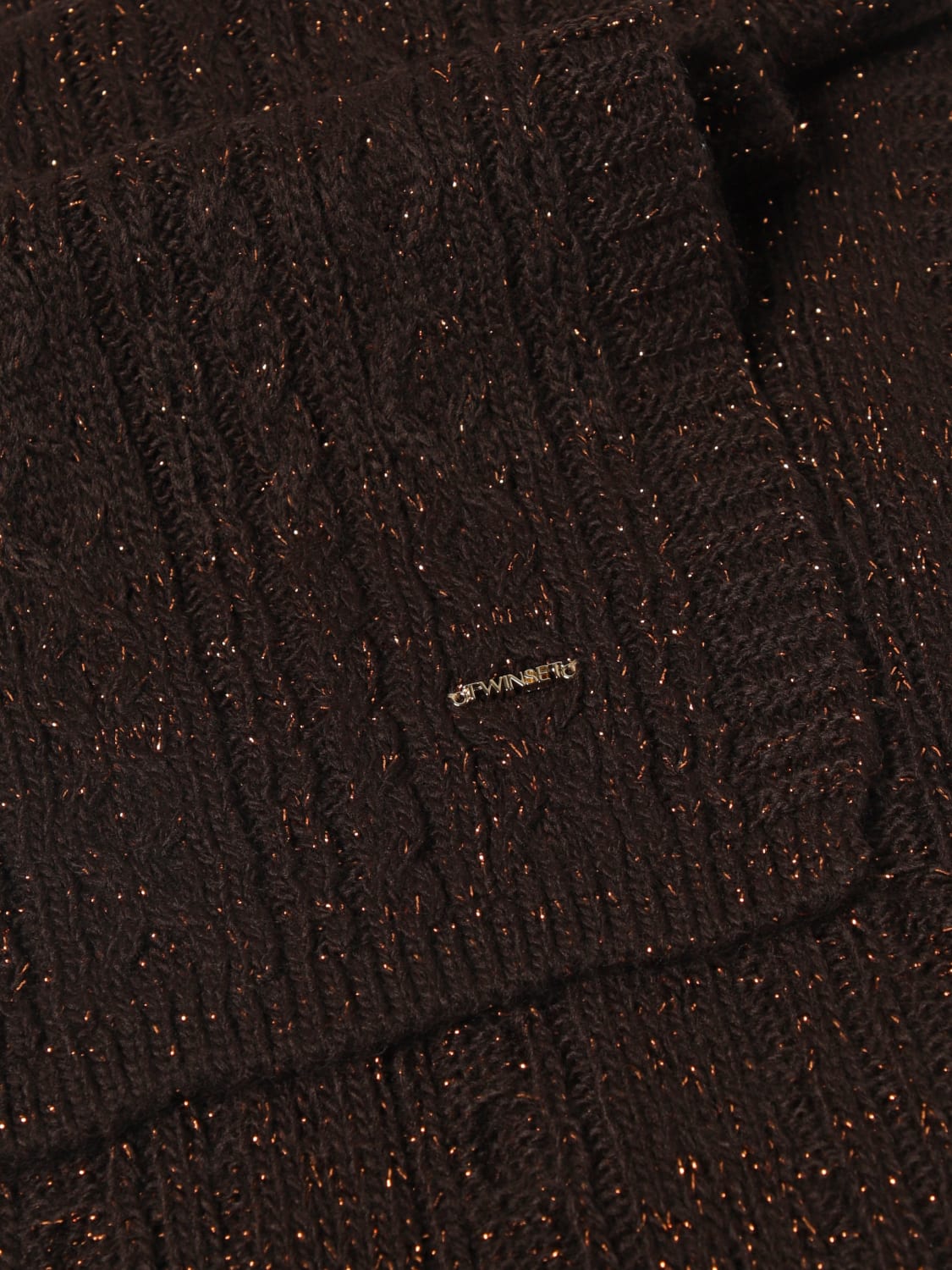 TWINSET SCARF: Scarf woman Twinset, Brown - Img 3