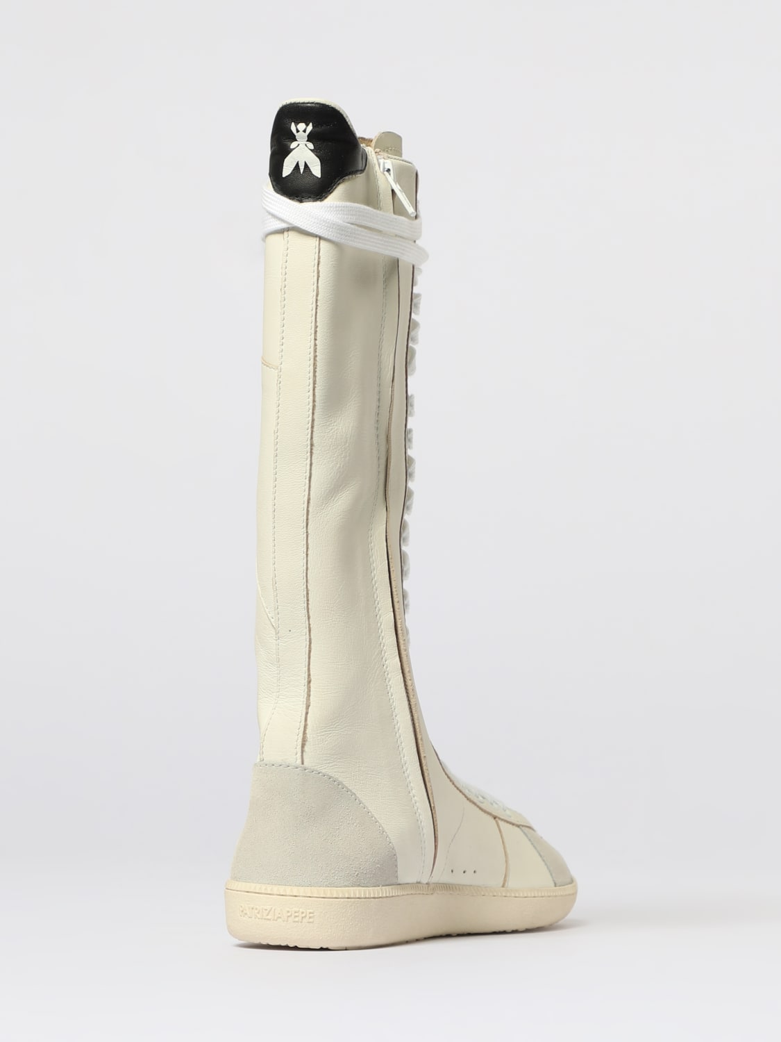 PATRIZIA PEPE BOTTES: Chaussures femme Patrizia Pepe, Blanc - Img 3