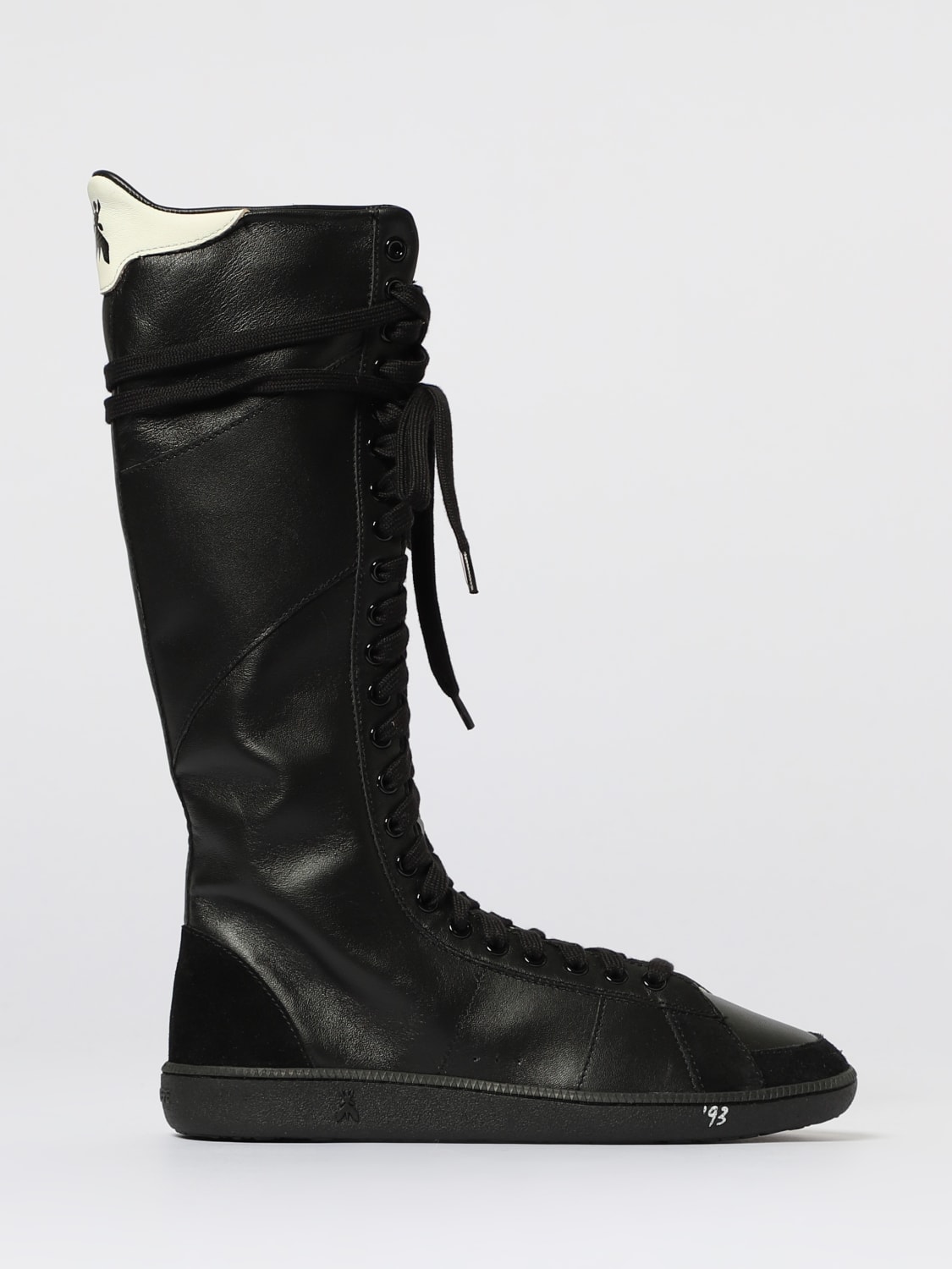 PATRIZIA PEPE BOOTS: Patrizia Pepe Boxeur SKIN '93 leather boots, Black - Img 1