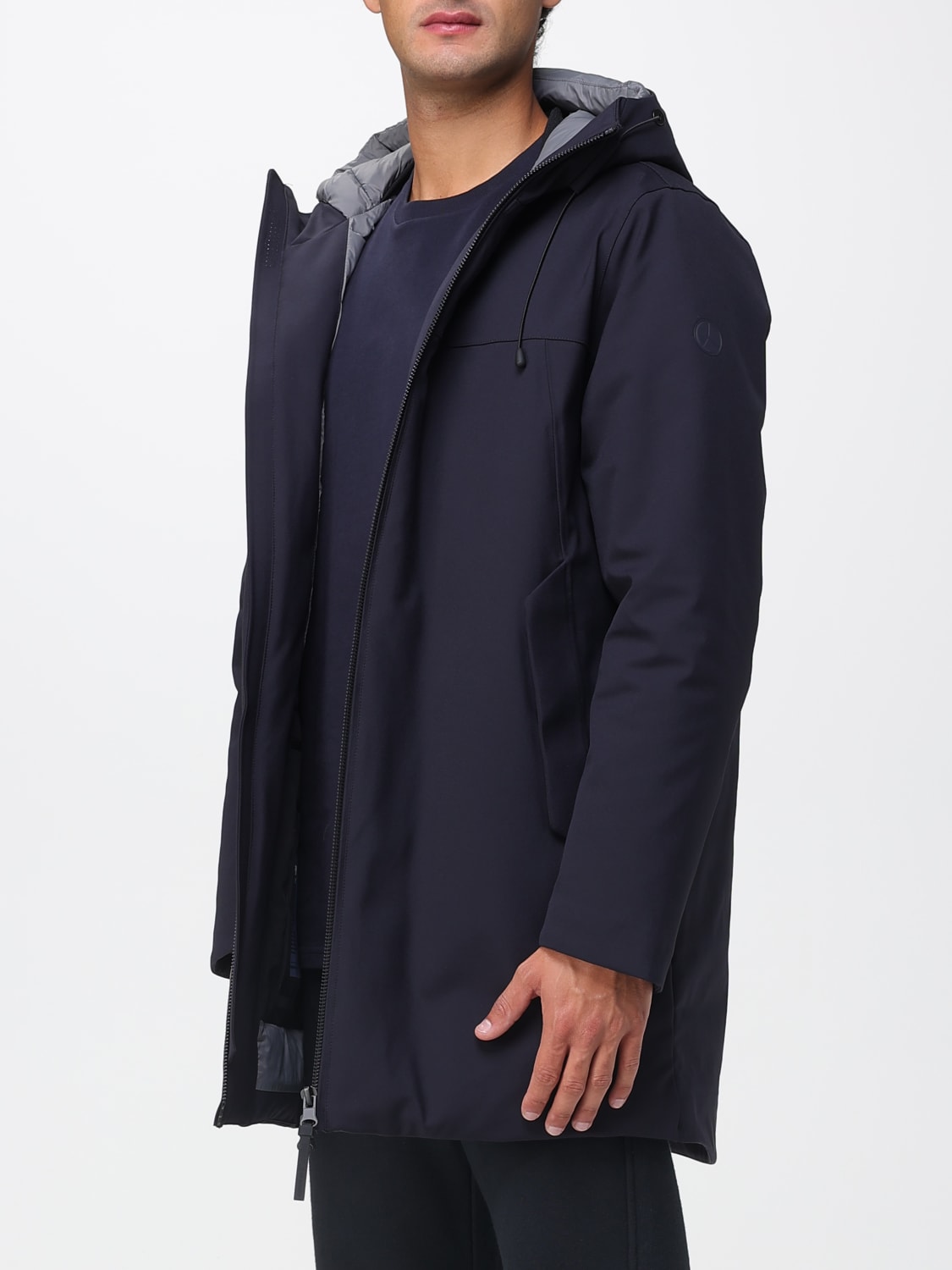 PEOPLE OF SHIBUYA COAT: Jacket men People Of Shibuya, Blue - Img 3