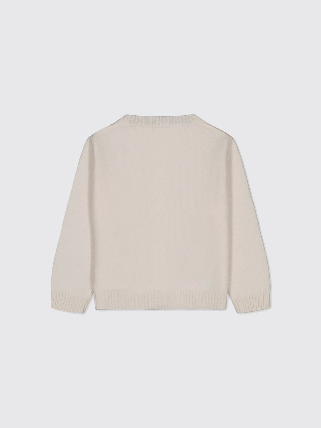 BOBBIN & TRICOT SWEATER: Bobbin & Tricot baby sweater, Ivory - Img 2