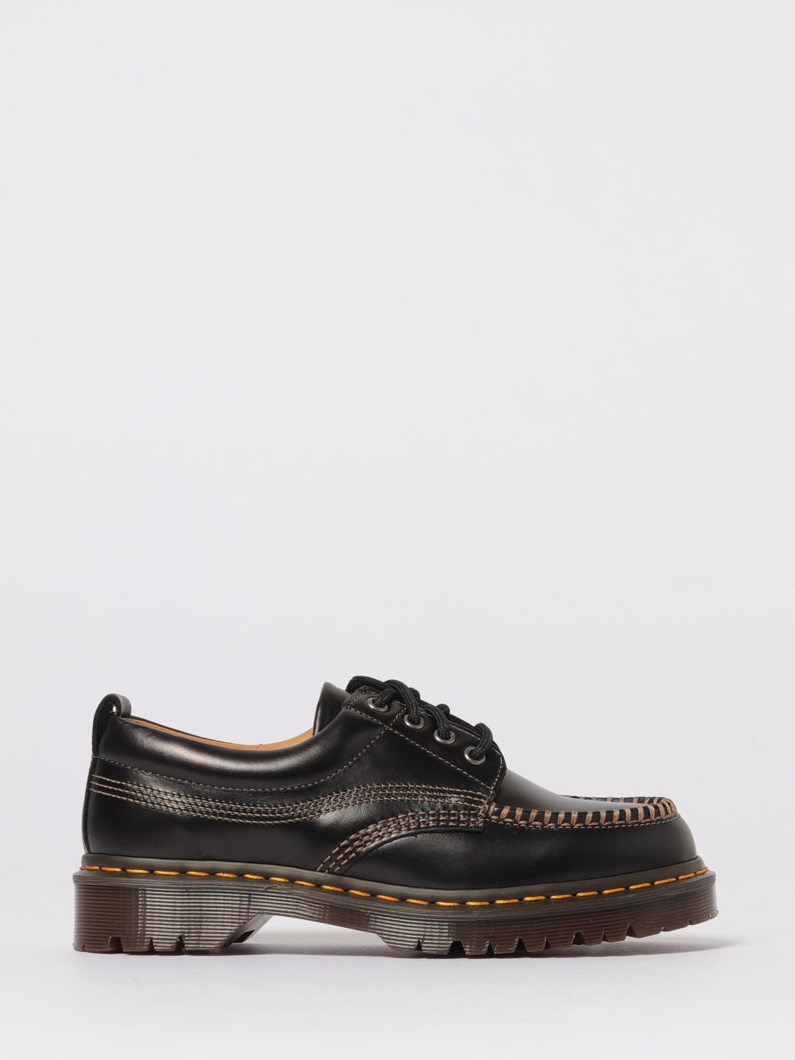 DR. MARTENS SCARPE STRINGATE: Derby Lowell Moc Dr. Martens in pelle , Nero - Img 1