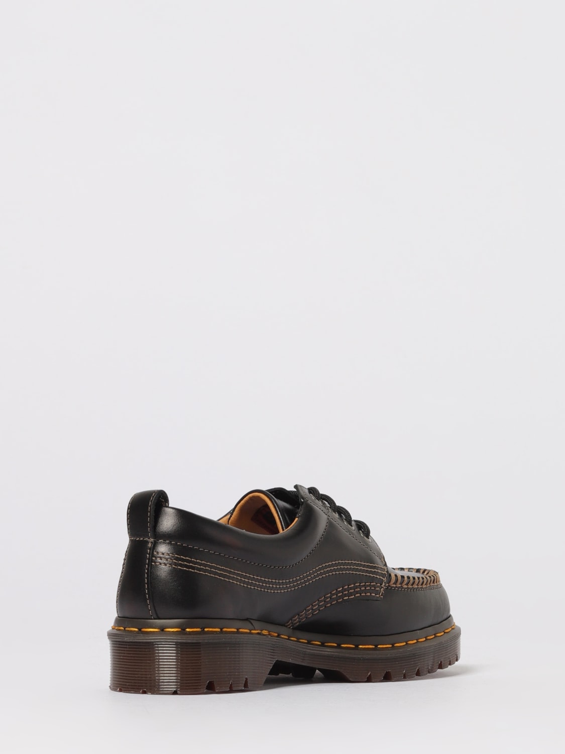 DR. MARTENS SCARPE STRINGATE: Derby Lowell Moc Dr. Martens in pelle , Nero - Img 3