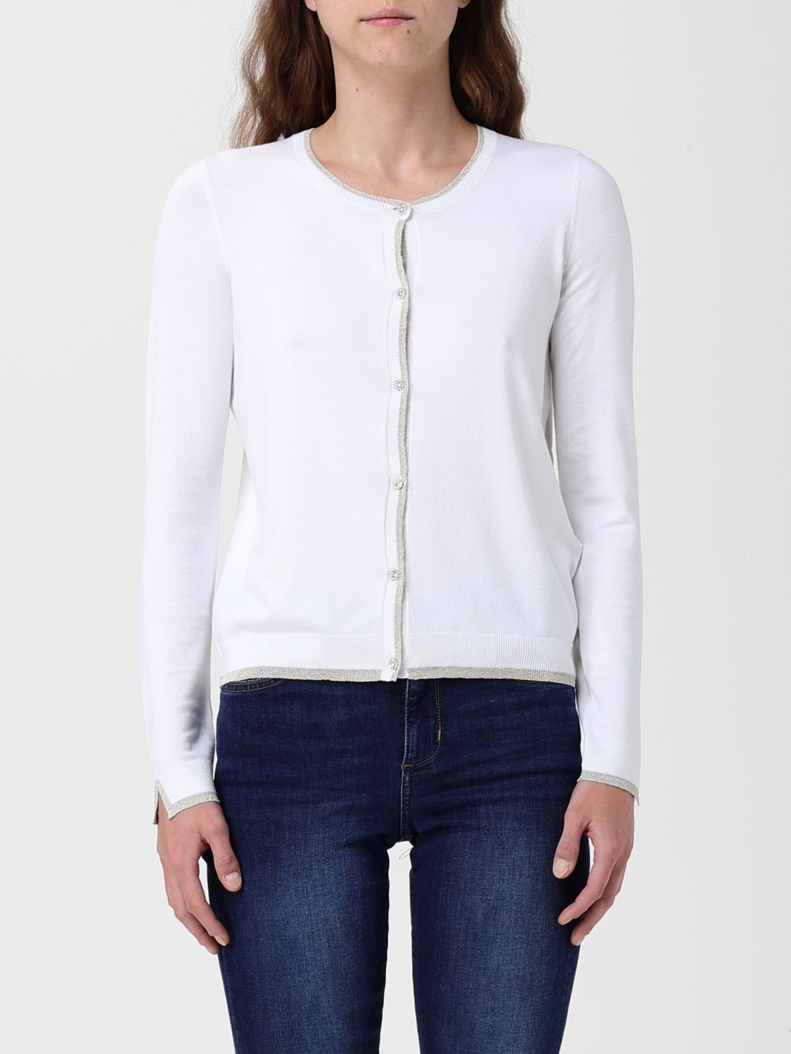 LIU JO PULLOVER: Pullover damen Liu Jo, Weiß - Img 1