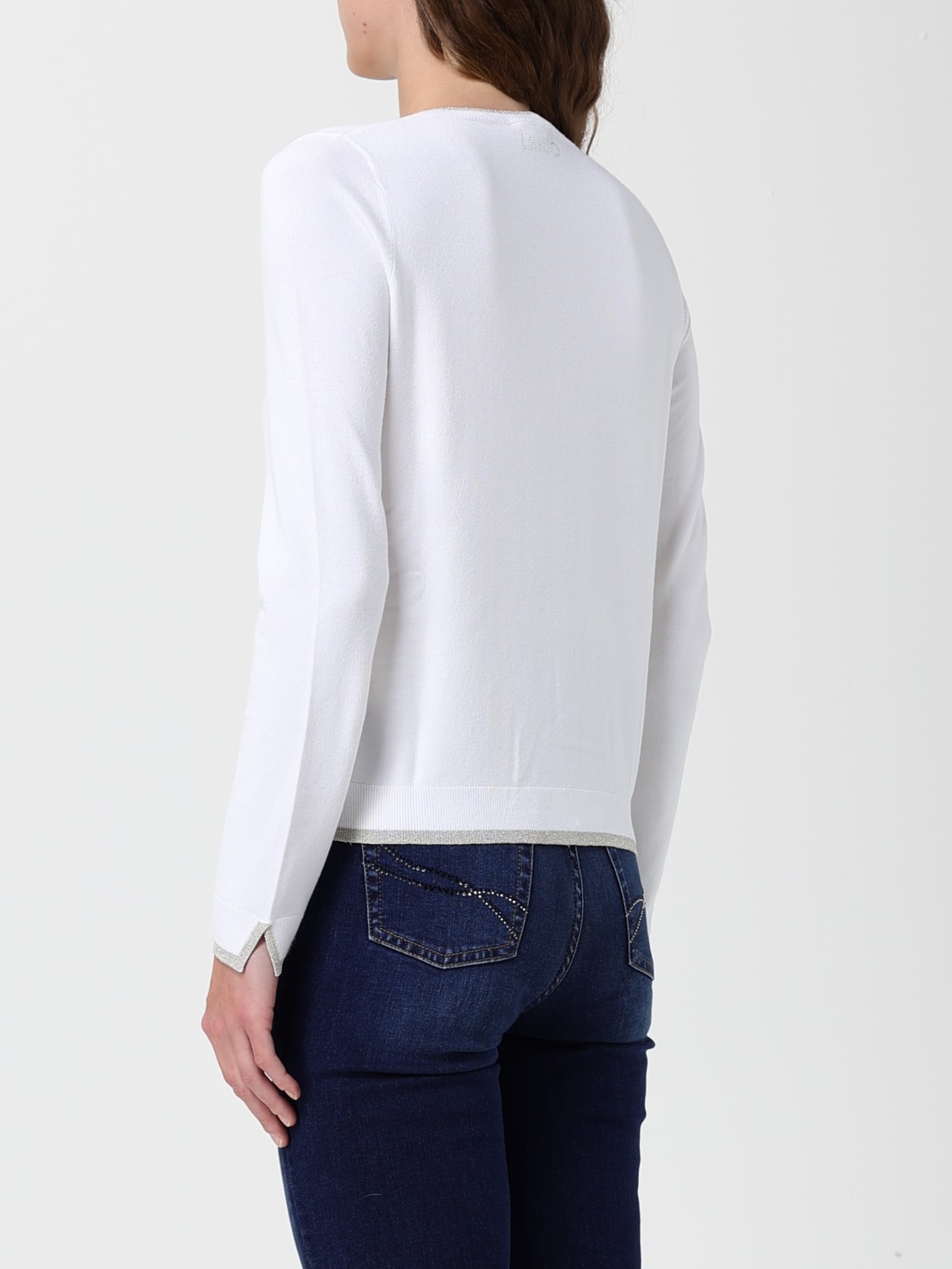 LIU JO PULLOVER: Pullover damen Liu Jo, Weiß - Img 2