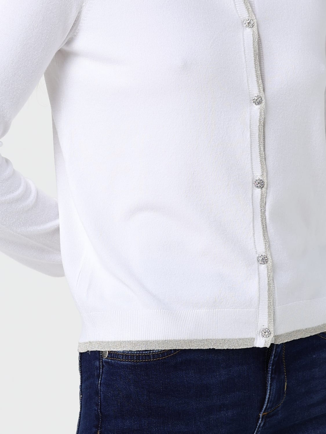 LIU JO PULLOVER: Pullover damen Liu Jo, Weiß - Img 3