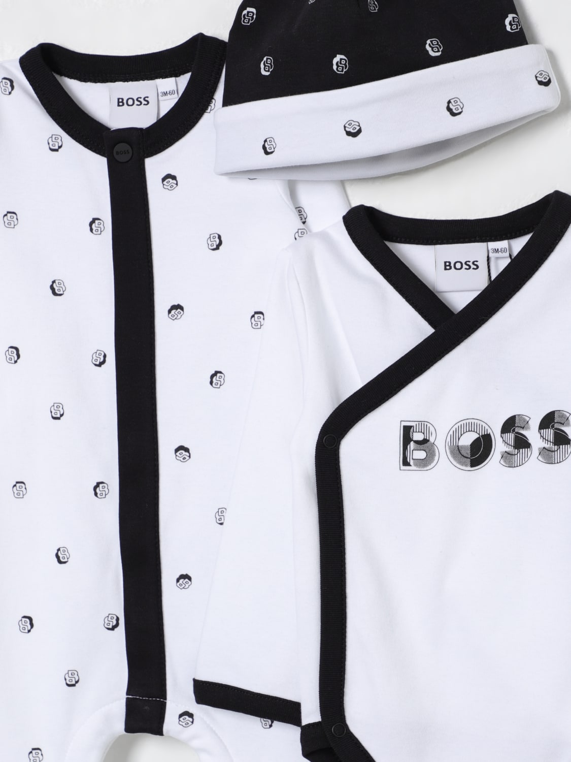 BOSS JUMPSUIT: Romper kids Boss, White - Img 3