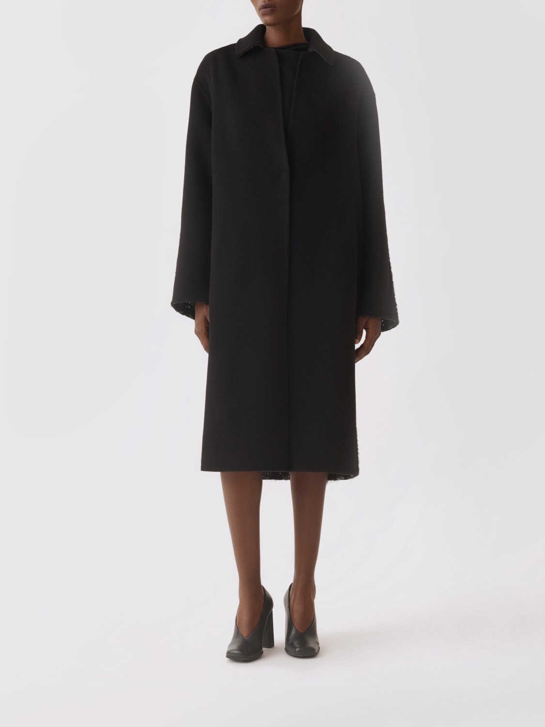 FABIANA FILIPPI COAT: Coat woman Fabiana Filippi, Black - Img 1