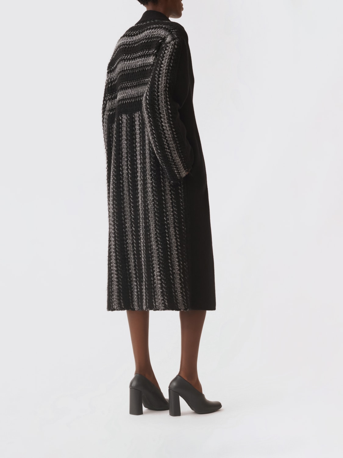 FABIANA FILIPPI COAT: Coat woman Fabiana Filippi, Black - Img 3