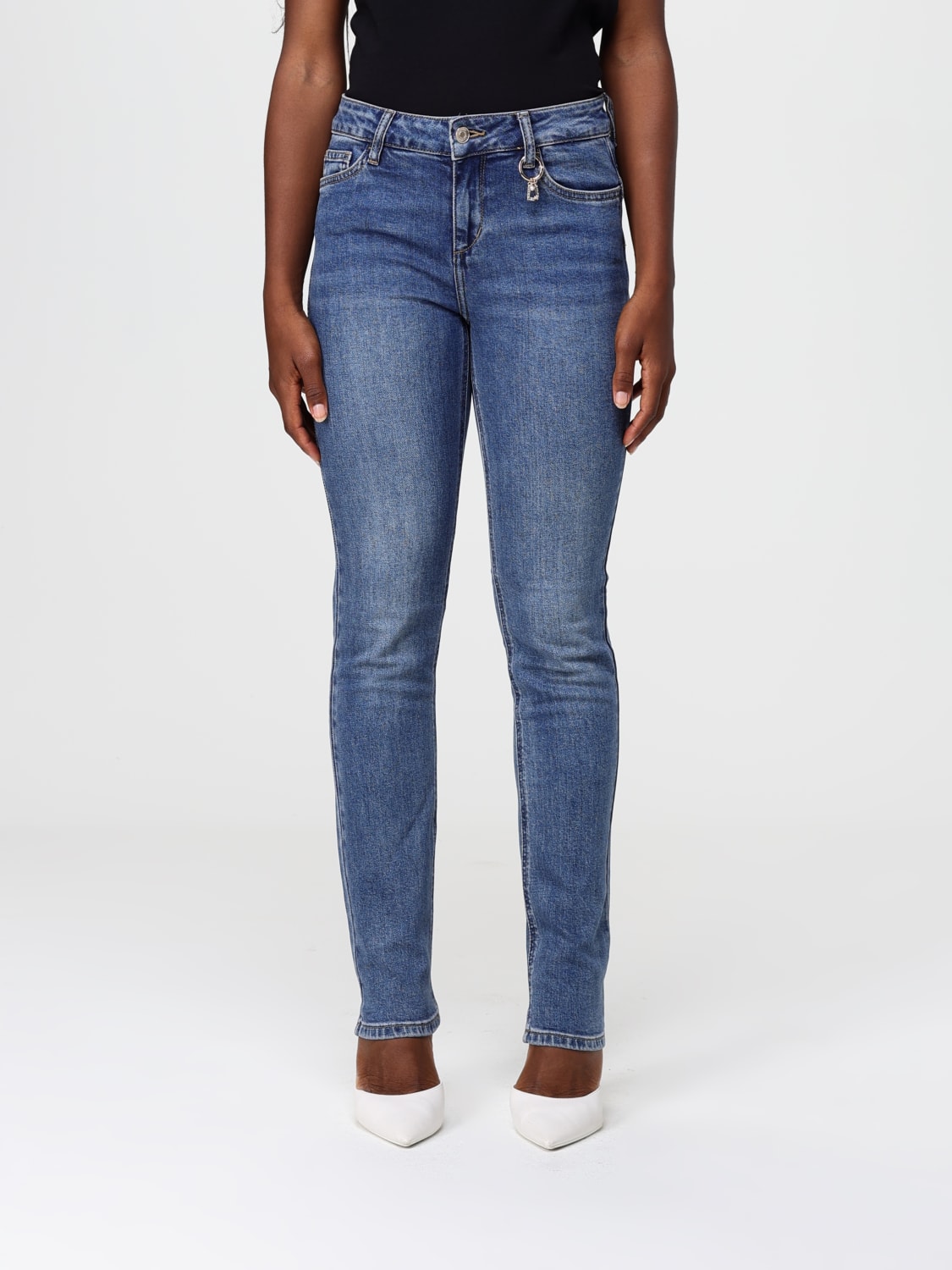 LIU JO VAQUEROS: Vaqueros mujer Liu Jo, Azul Oscuro - Img 1