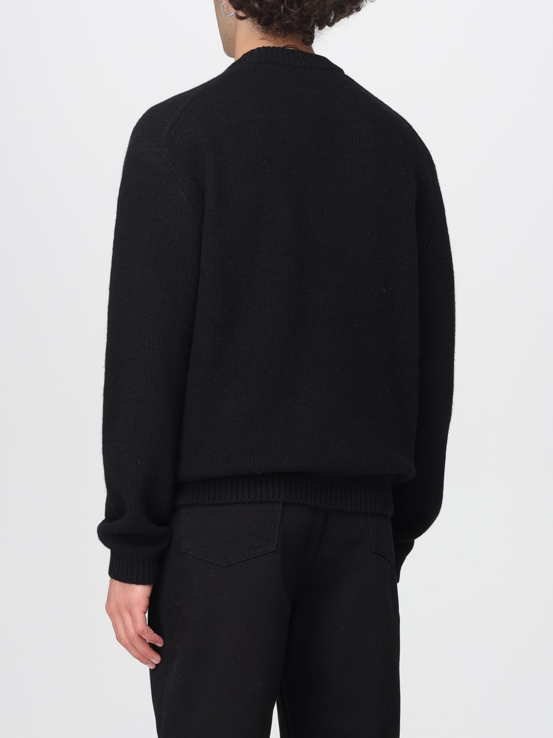 MAISON KITSUNÉ JERSEY: Sudadera hombre Maison KitsunÉ, Negro - Img 2