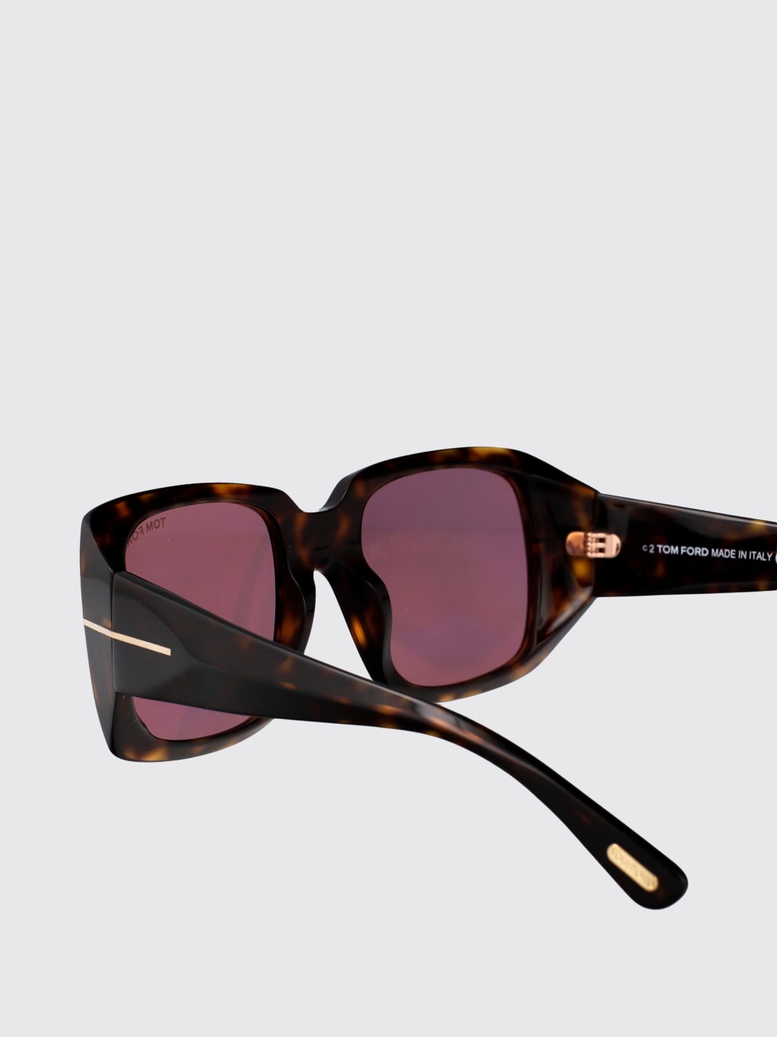 TOM FORD OCCHIALI DA SOLE: Occhiali da sole FT1035 Ryder Tom Ford in acetato , Marrone - Img 4
