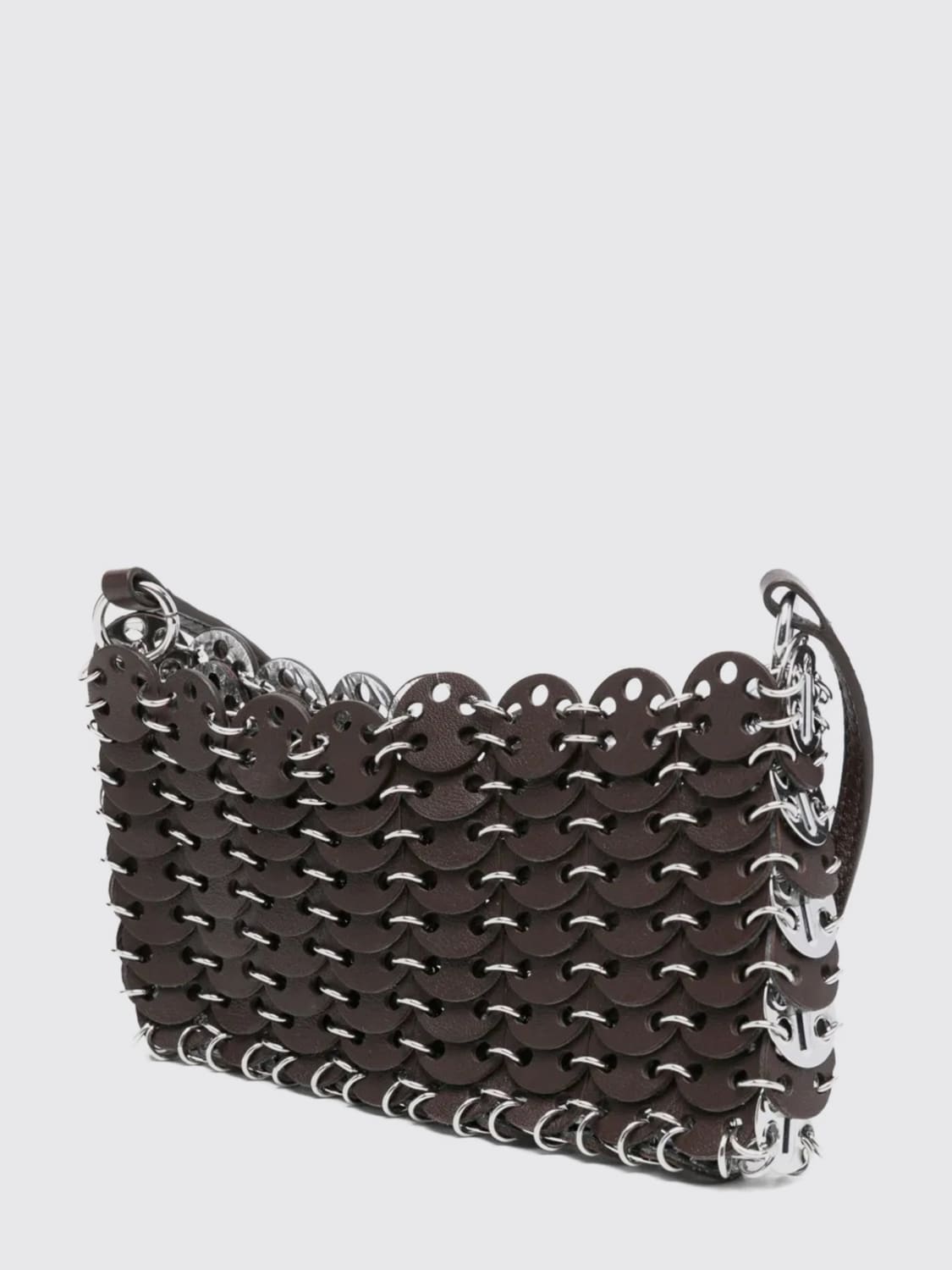 RABANNE MINI BAG: Shoulder bag woman Rabanne, Brown - Img 2