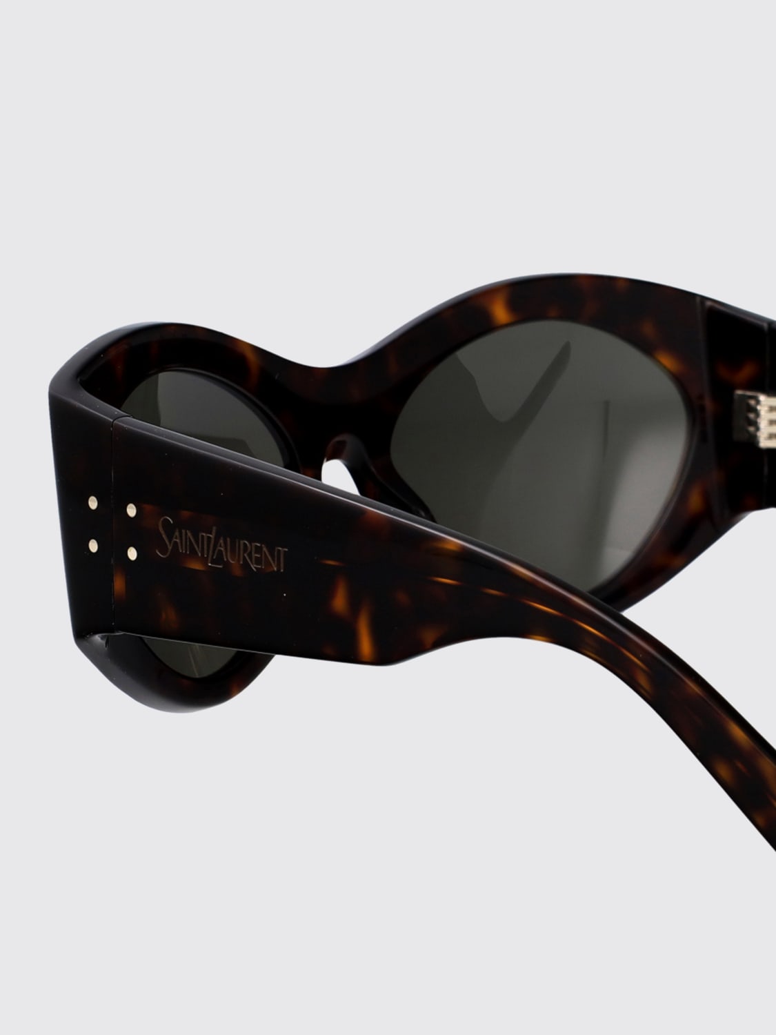 SAINT LAURENT SUNGLASSES: Sunglasses woman Saint Laurent, Brown - Img 4