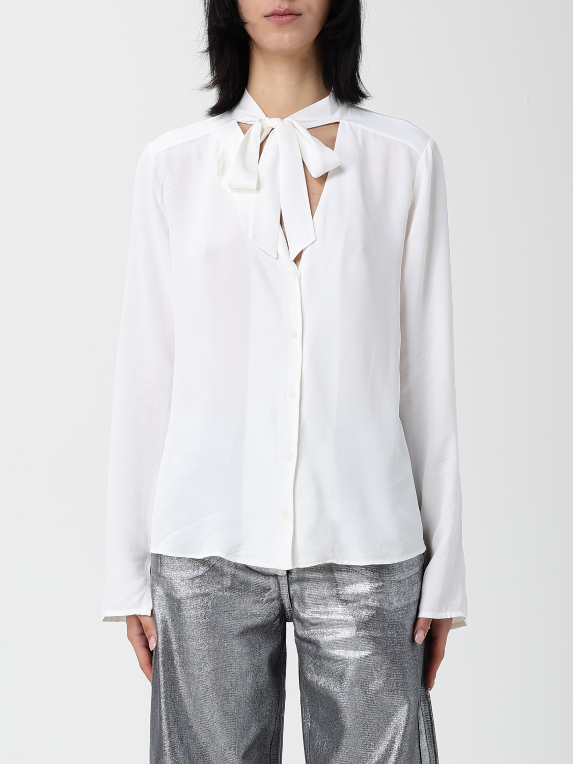 PATRIZIA PEPE TOP: Camiseta mujer Patrizia Pepe, Blanco - Img 1